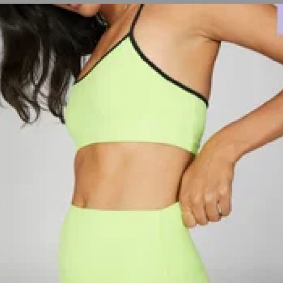 Splits59 Liya Airweight High Waist Legging, Neon Lime New - Picture 9 of 13